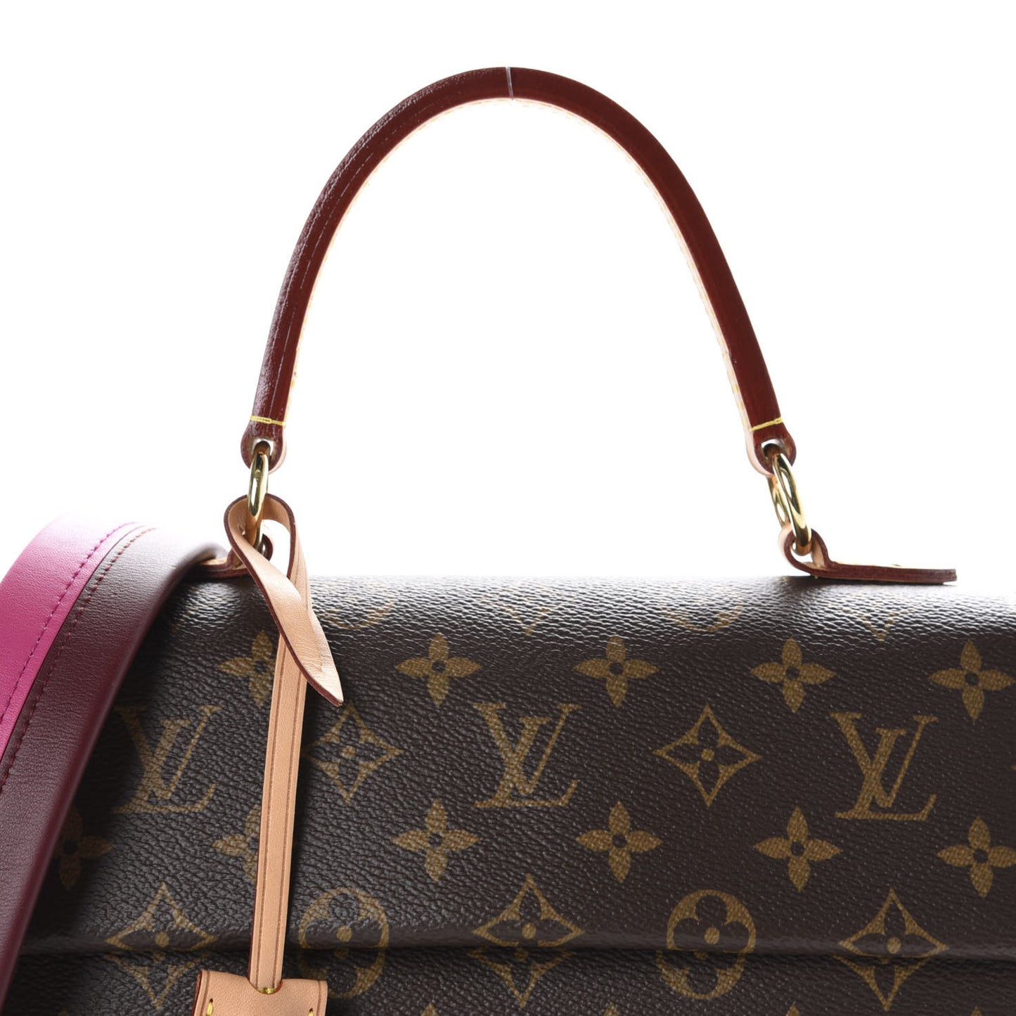 Monogram Cluny BB Bordeaux Fuchsia