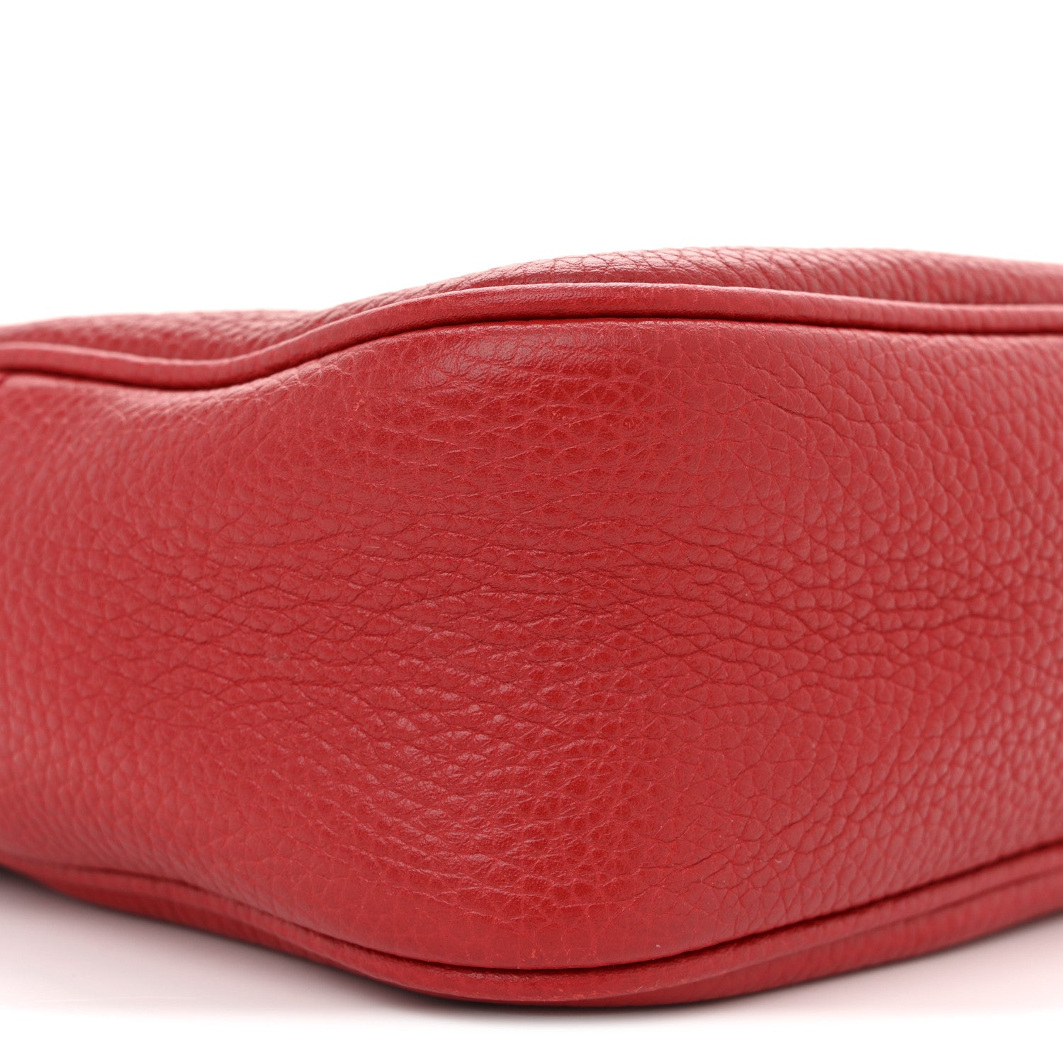Gucci Pebbled Calfskin Small Soho Disco Bag Tabasco Red 9 of 13