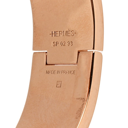 Hermes Enamel Printed Wide Sous Un Battement D'Ailes Clic Clac H Bracelet PM Galaxie 4 of 6