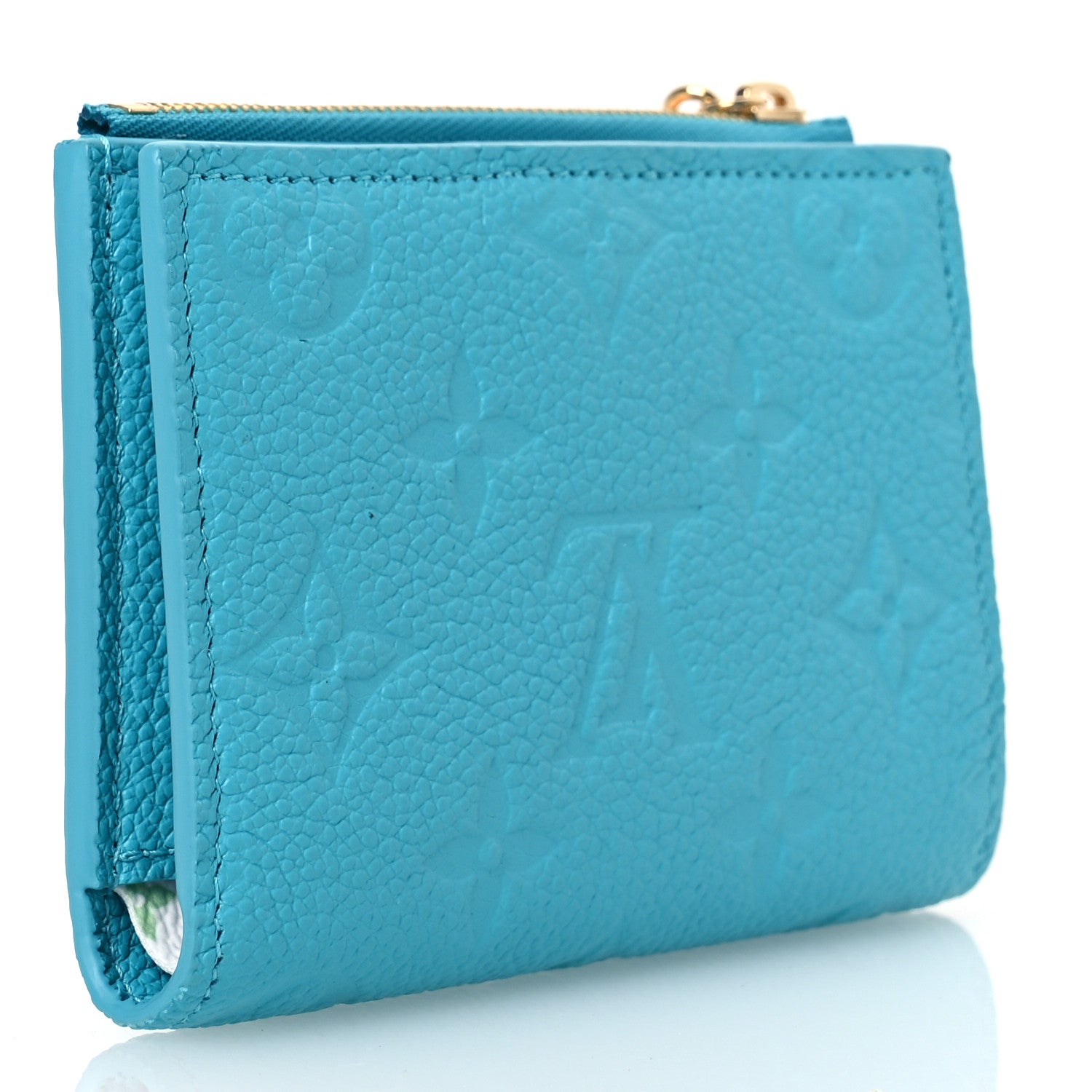 Louis Vuitton X TM Empreinte Monogram Lisa Wallet Kabira Blue 3 of 10