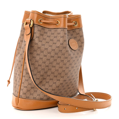 Gucci X DISNEY Mini Vintage GG Supreme Monogram Bucket Bag Beige Vintage Sun Oil 3 of 10