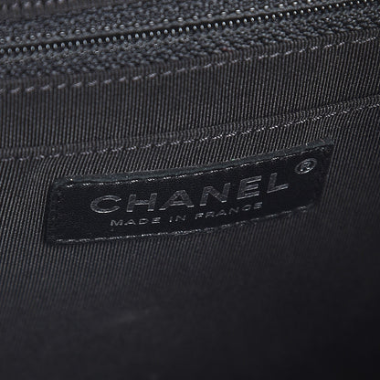 Chanel Lambskin Quilted CC Chain Drawstring Tote Black 7 of 13