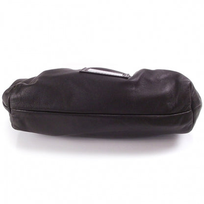 Valentino Garavani Calfskin Crystal Jaguar Clutch Black 4 of 9