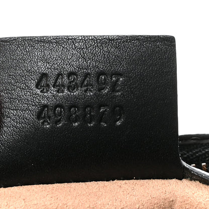 Gucci Calfskin Matelasse Small GG Marmont Shoulder Bag Black 7 of 10