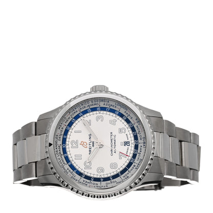 Breitling Stainless Steel 43mm Aviator 8 B35 Automatic Watch Silver AB3521U01G1A1 2 of 4