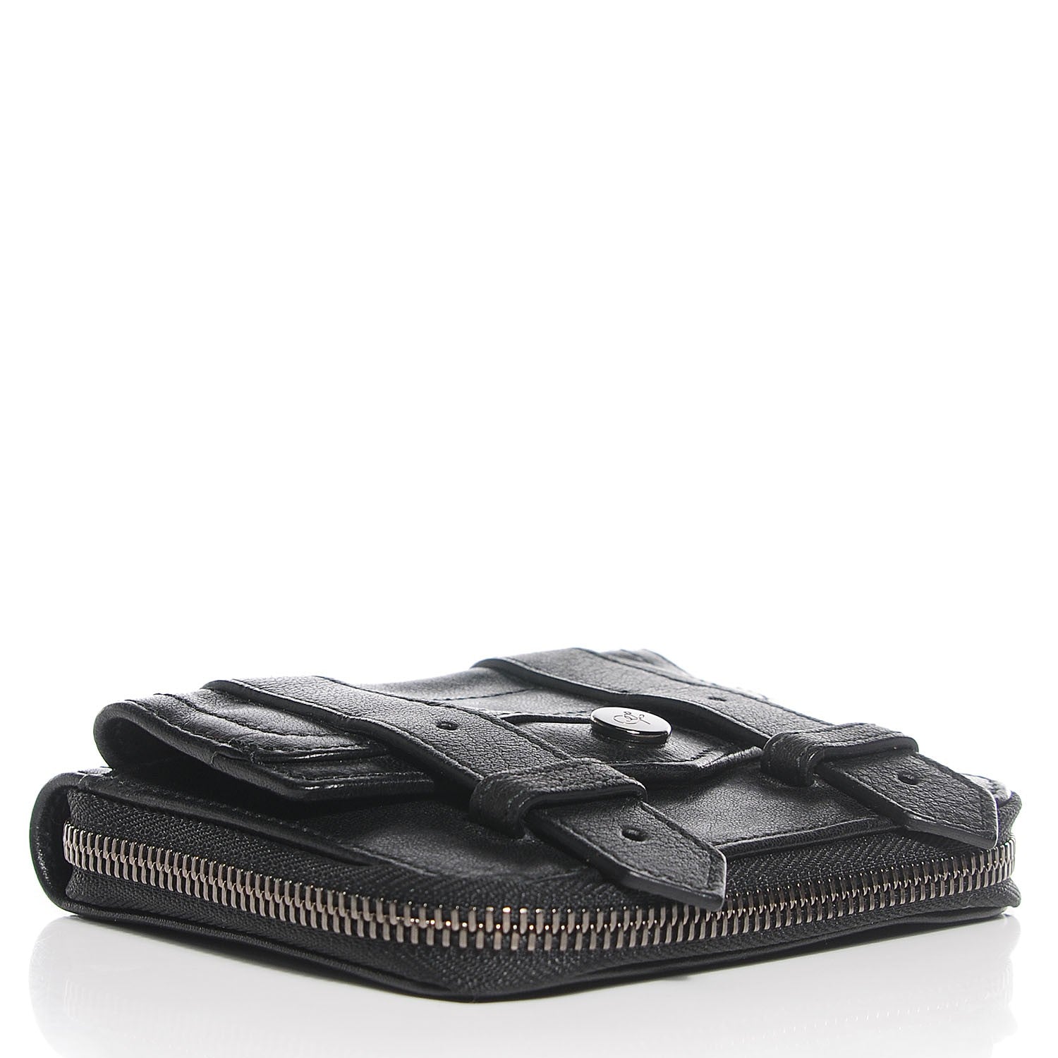 Proenza Schouler Lambskin Small PS1 Zip Wallet Black 11 of 14