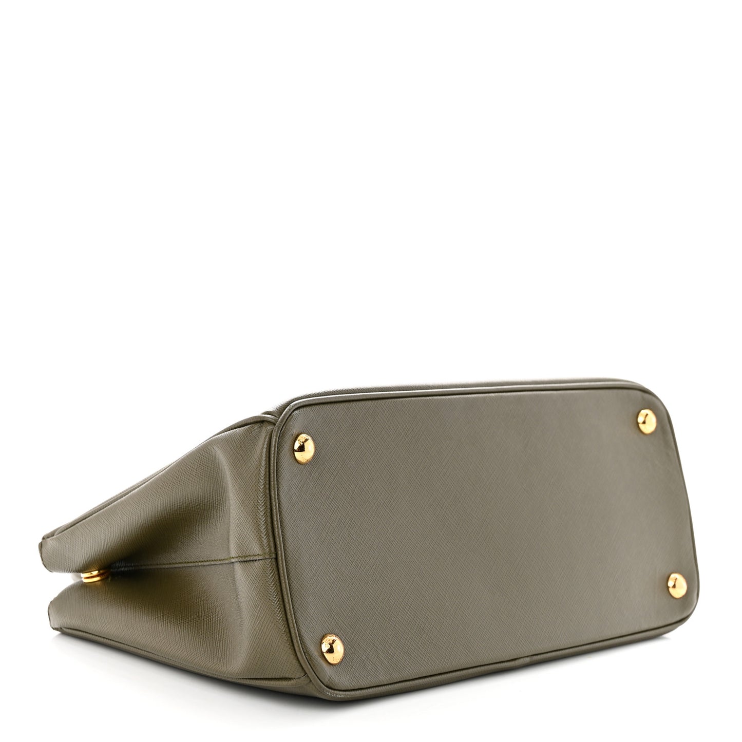 Saffiano Small Galleria Double Zip Tote Militare