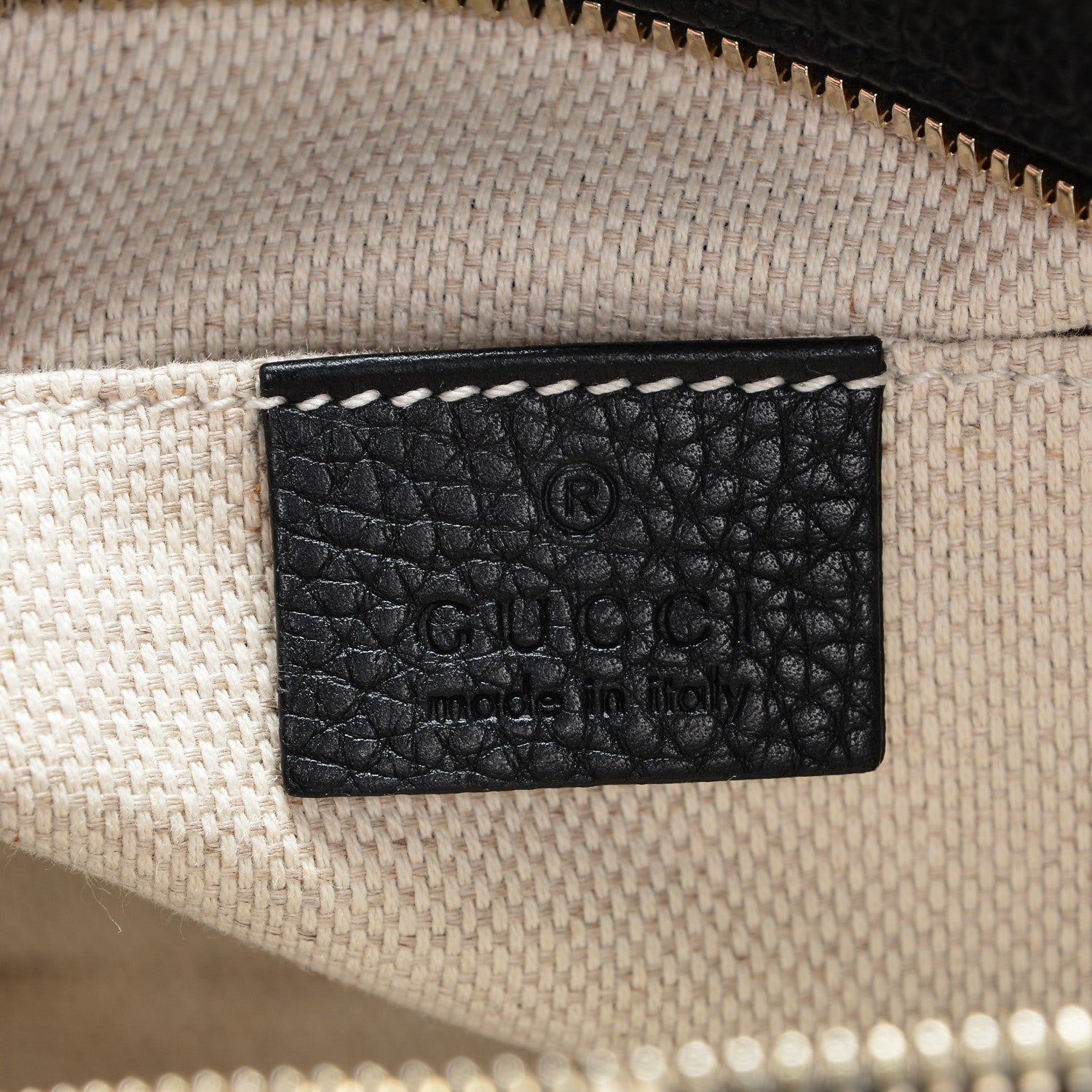 Gucci Pebbled Calfskin Small Soho Disco Bag Black 6 of 7