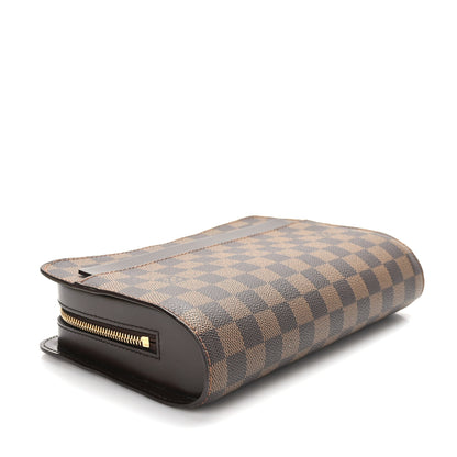 Louis Vuitton Damier Ebene Pochette Saint Louis Clutch 3 of 8
