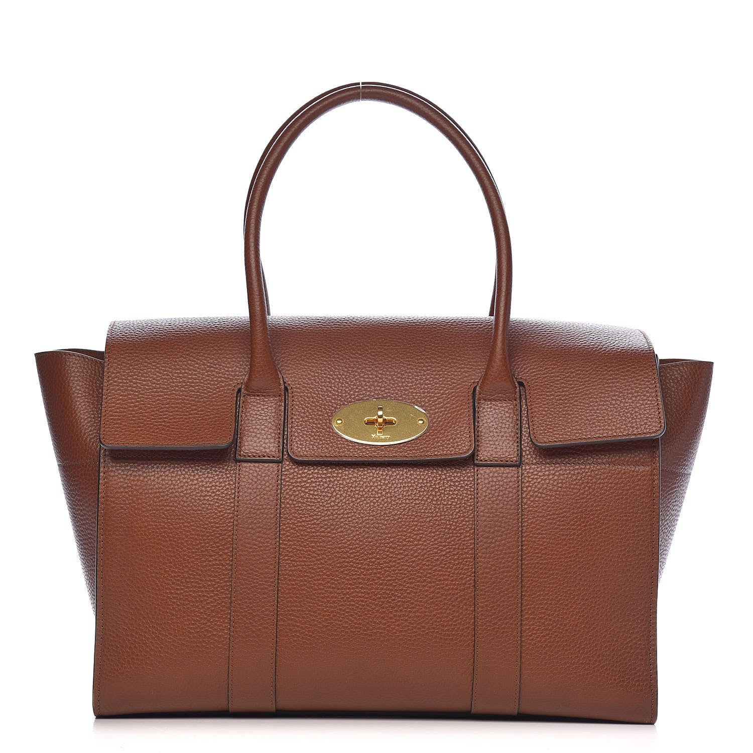 Mulberry Grain Vegetable Tanned Calfskin Bayswater Oak 1 of 12