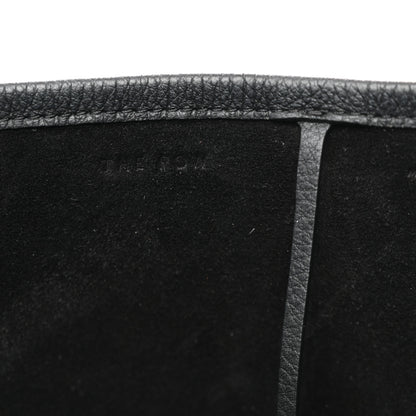 The Row Grained Calfskin Park Tote Three Black 7 of 13
