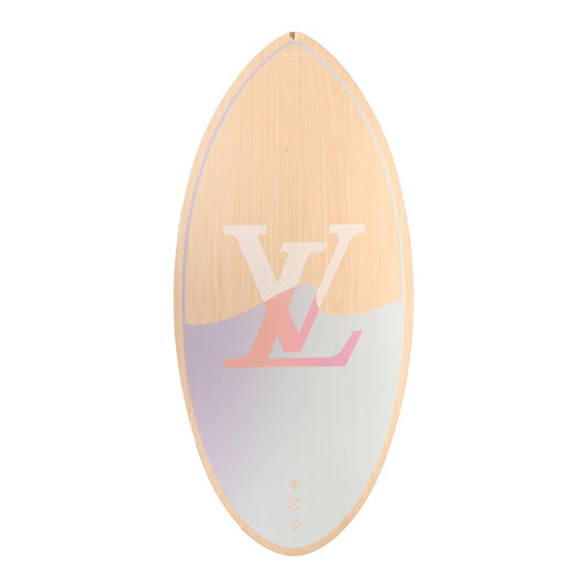 Wood Monogram Giant Spring In The City Skimboard Sunrise Pastel