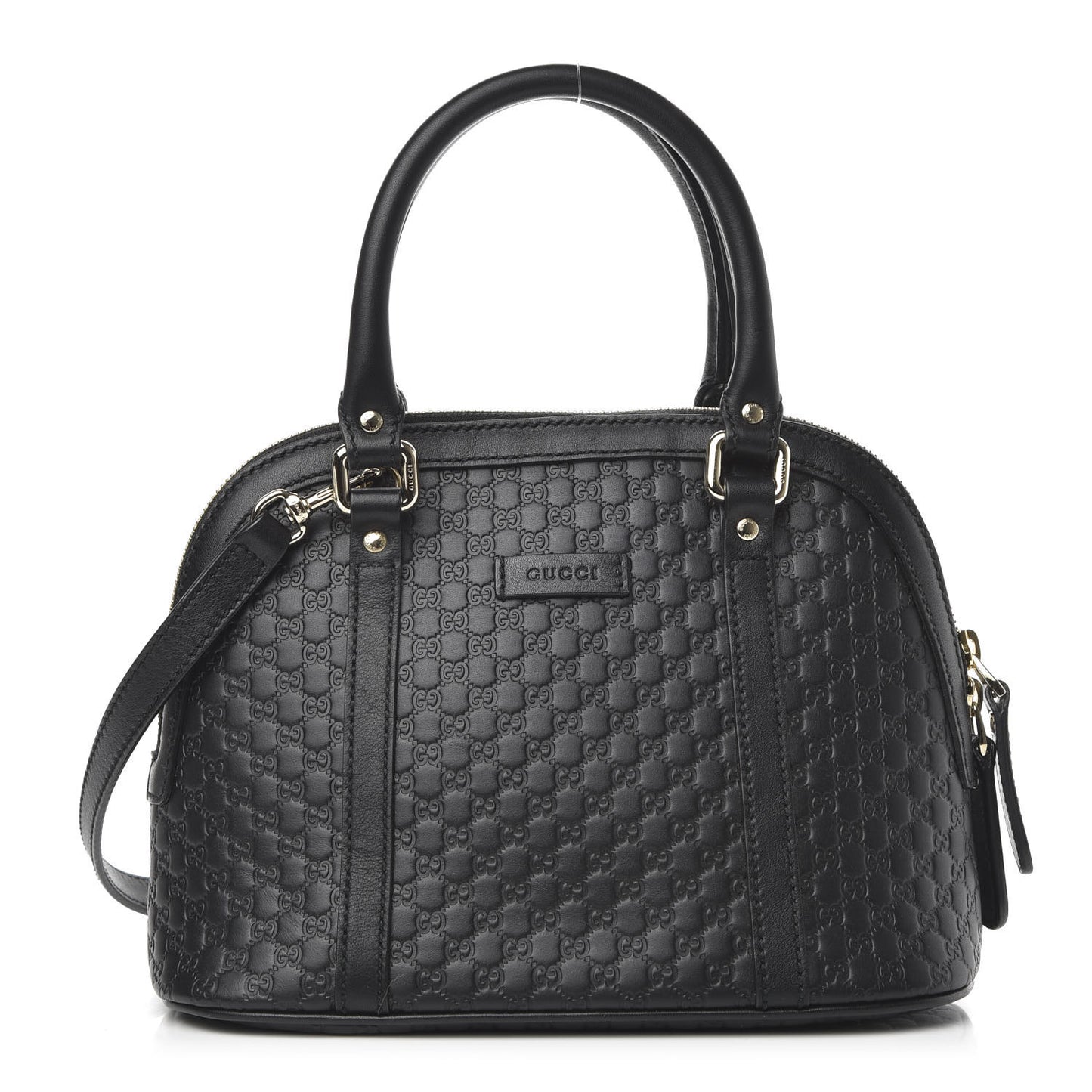 Microguccissima Mini Dome Bag Black