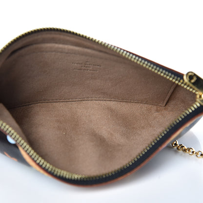 Louis Vuitton Monogram Multicolor Pochette Milla MM Black 5 of 9