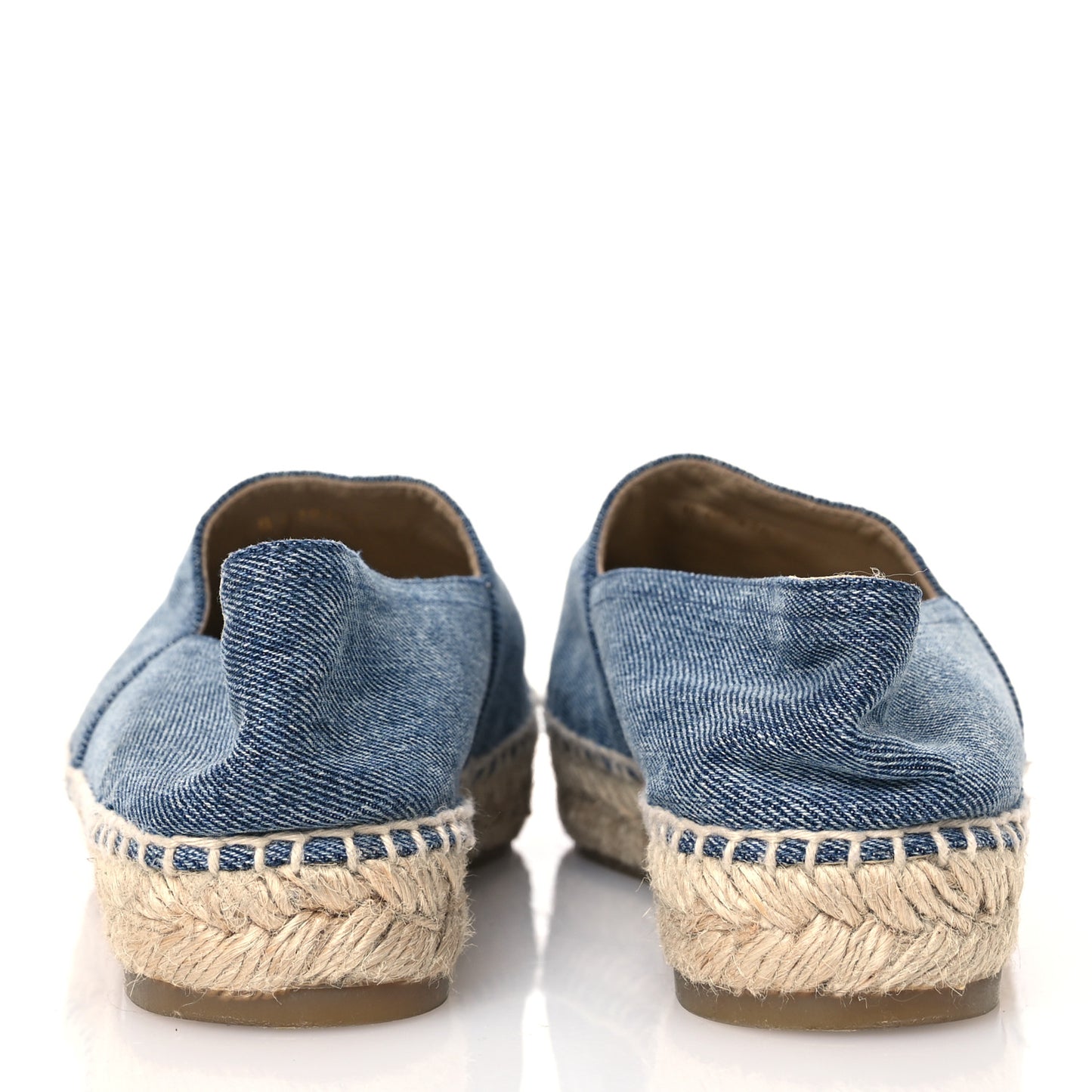 Denim CC Espadrilles 38 Blue Black