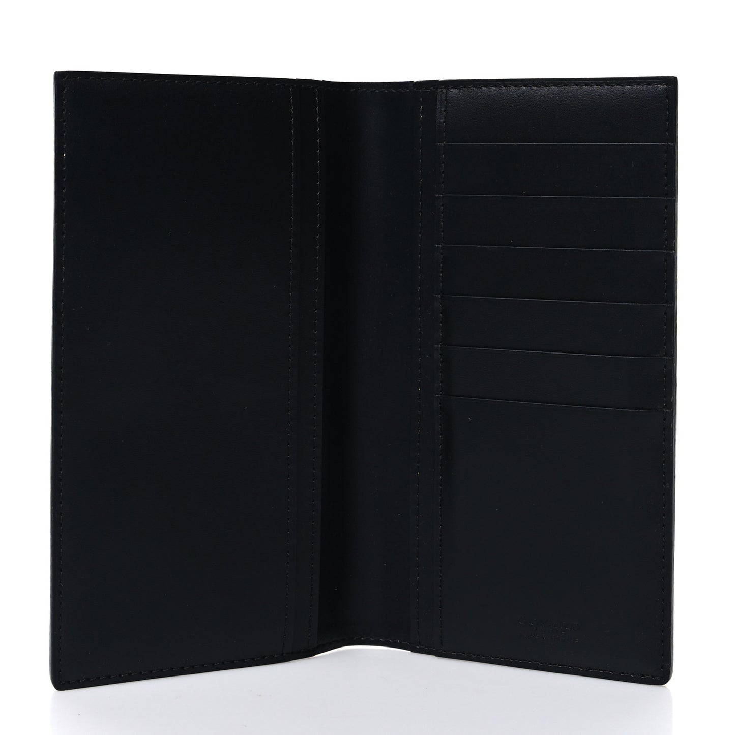 Goyardine Long Bi-Fold Wallet Black