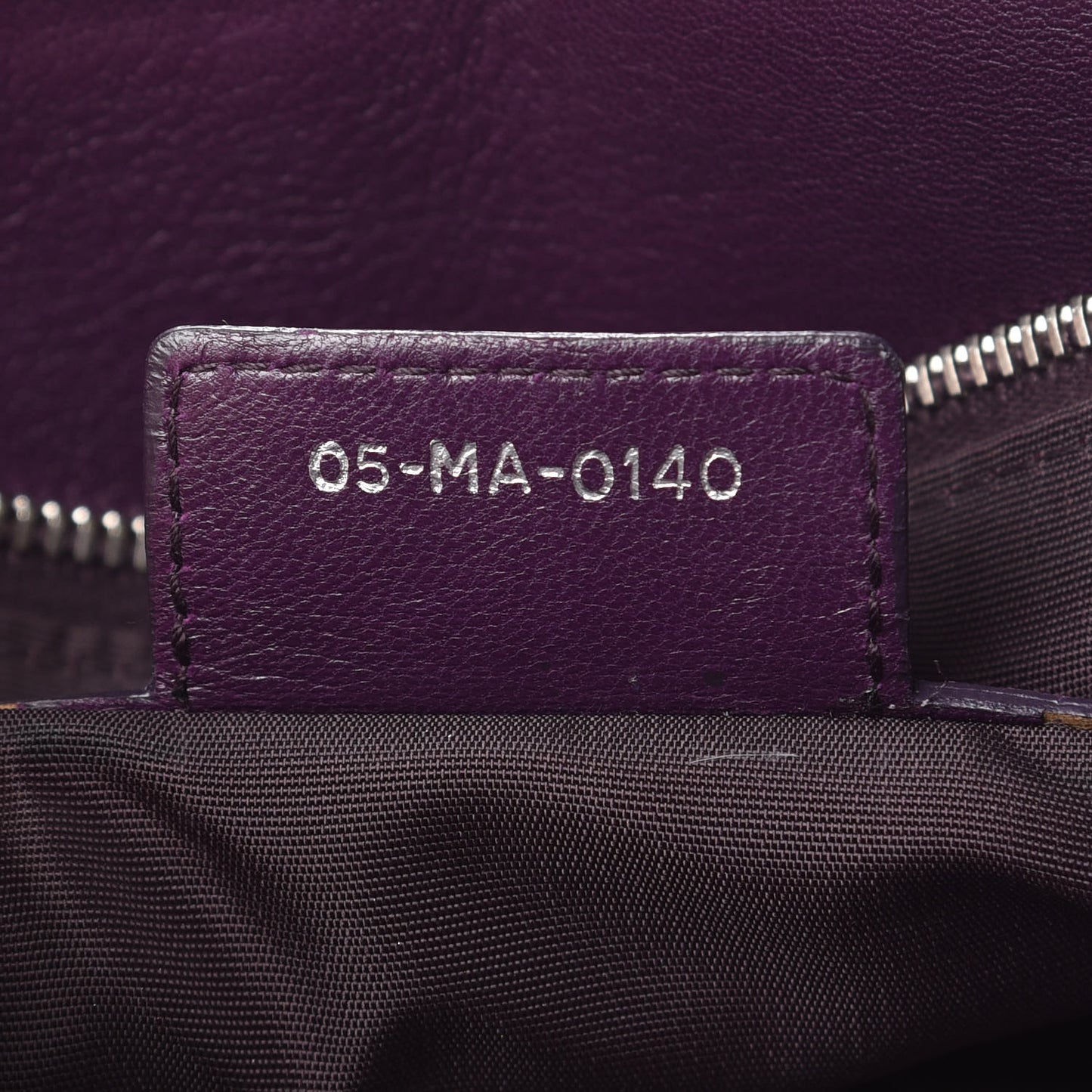 Lambskin Cannage Large Granville Tote Purple