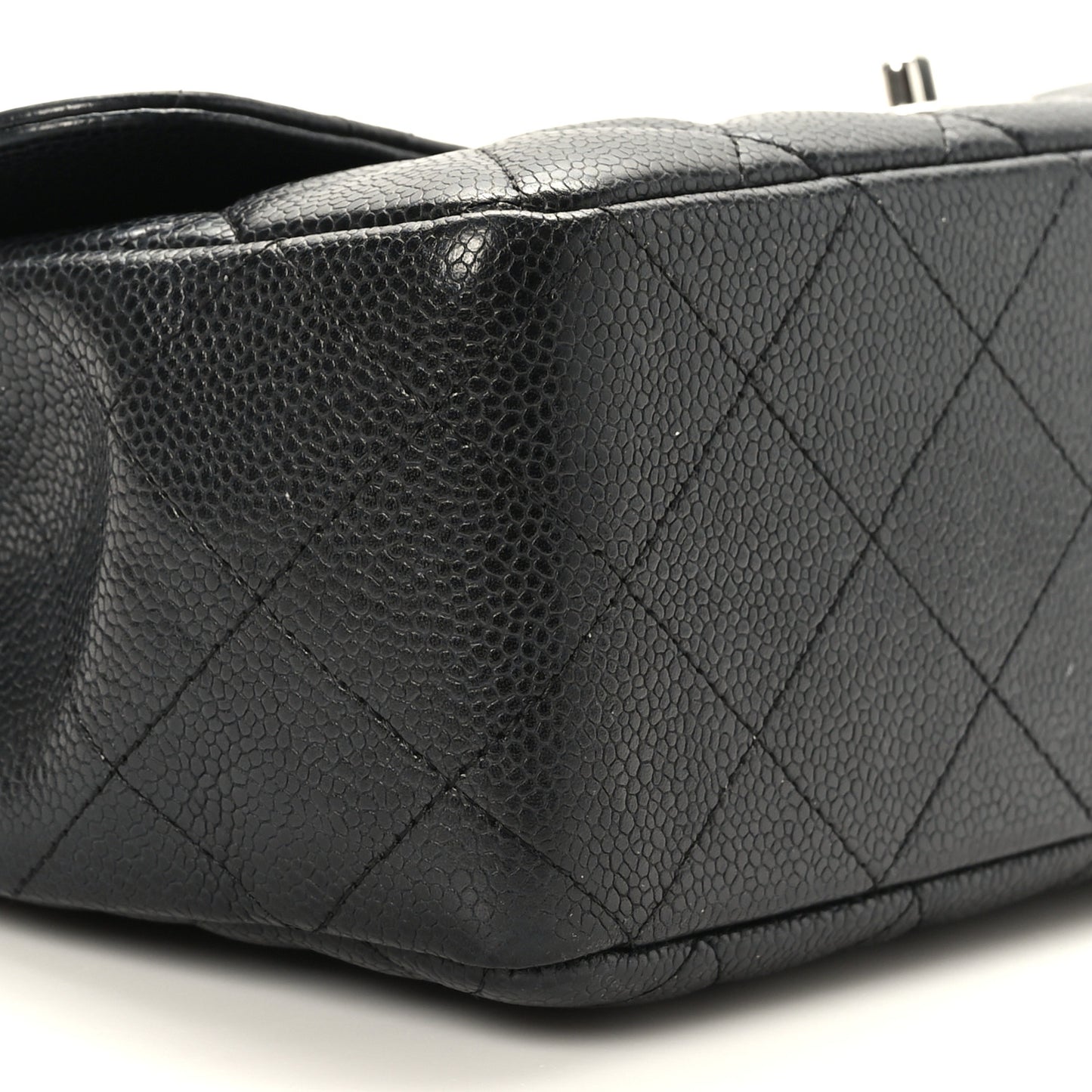 Caviar Quilted Jumbo Single Flap Black