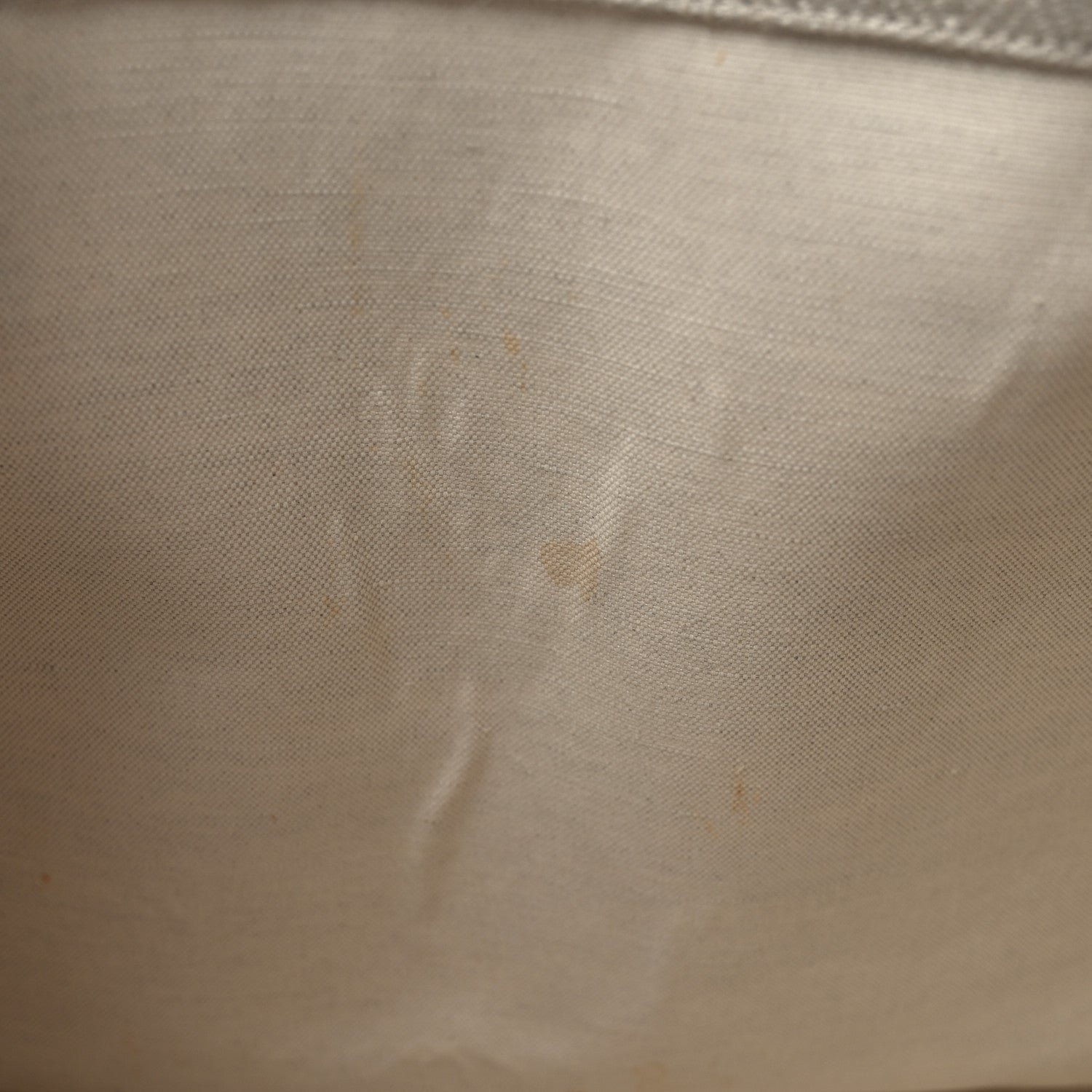 Saint Laurent Cotton Linen Rive Gauche Tote Light Shell 11 of 12