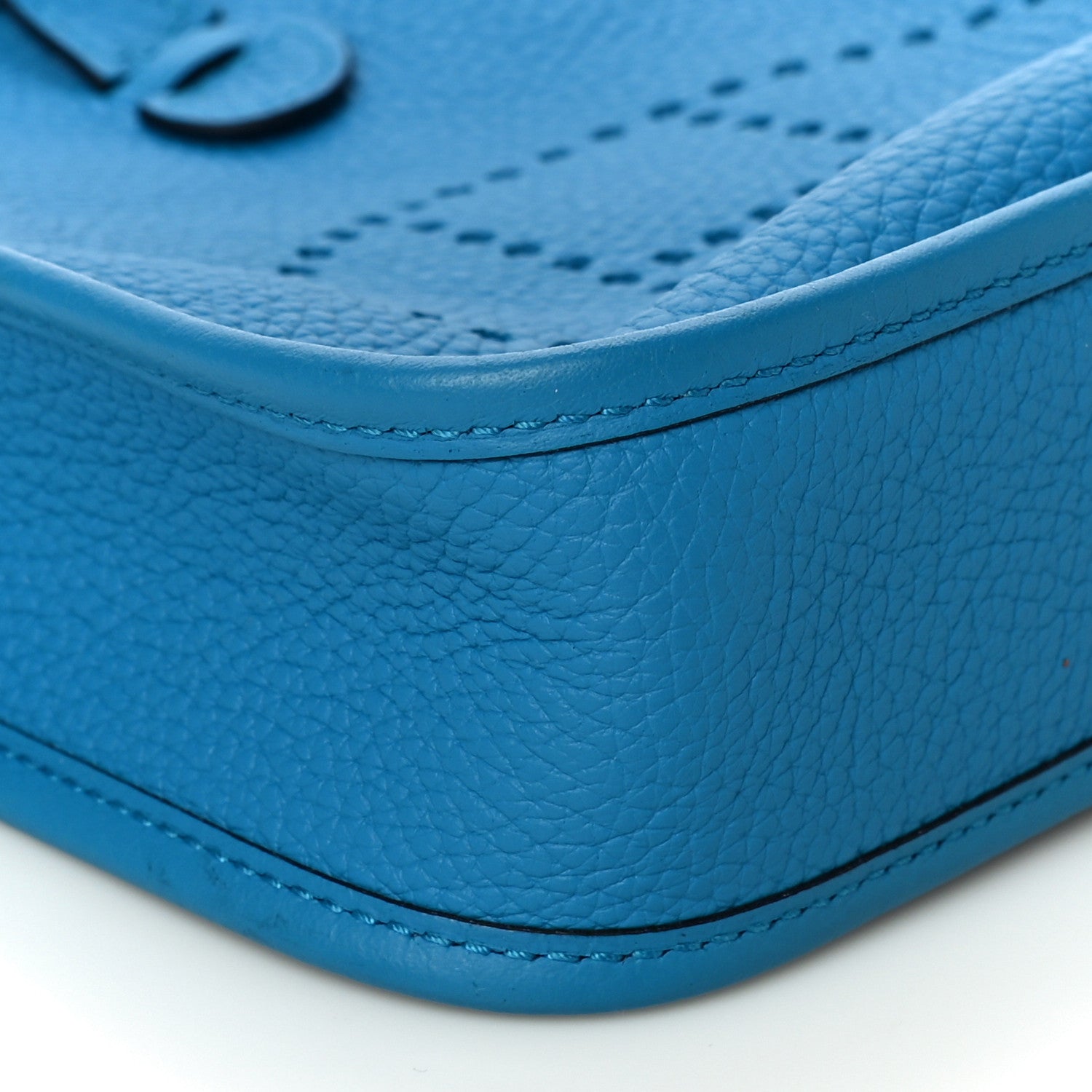Hermes Taurillon Clemence Evelyne TPM Bleu Frida 7 of 9