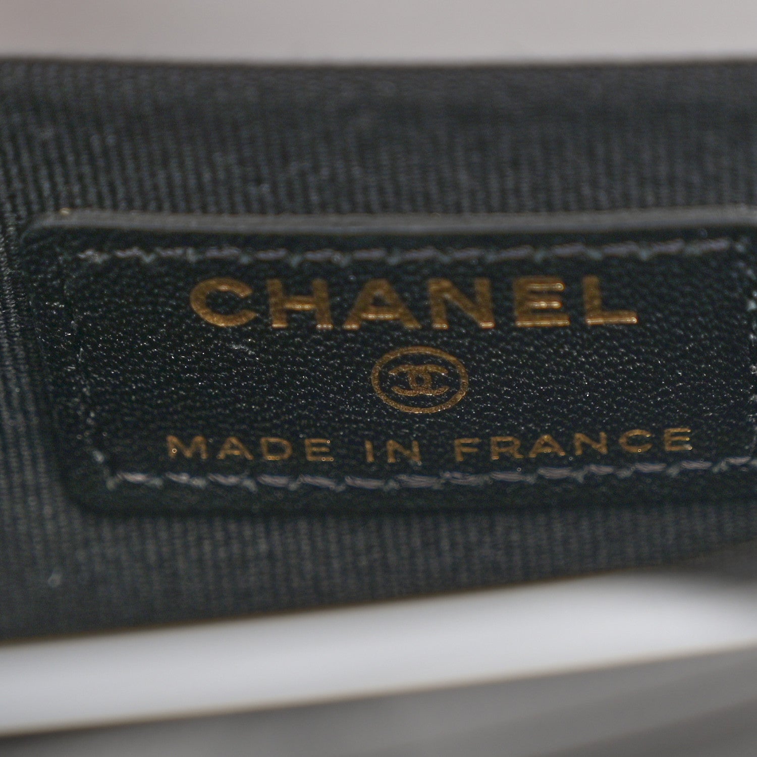 Chanel Lambskin Quilted Top Handle Flap Clutch With Chain Black 6 of 11