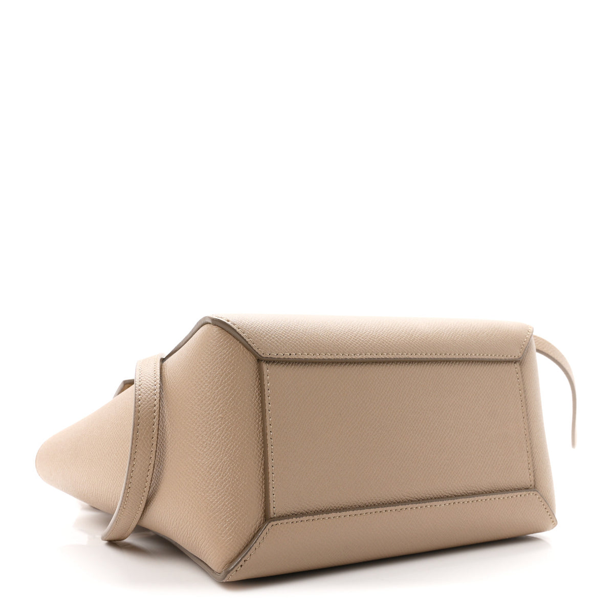 Grained Calfskin Nano Belt Bag Light Taupe