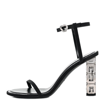 Givenchy Smooth Nappa G Cube 85mm Sandals 39.5 Black 1 of 9