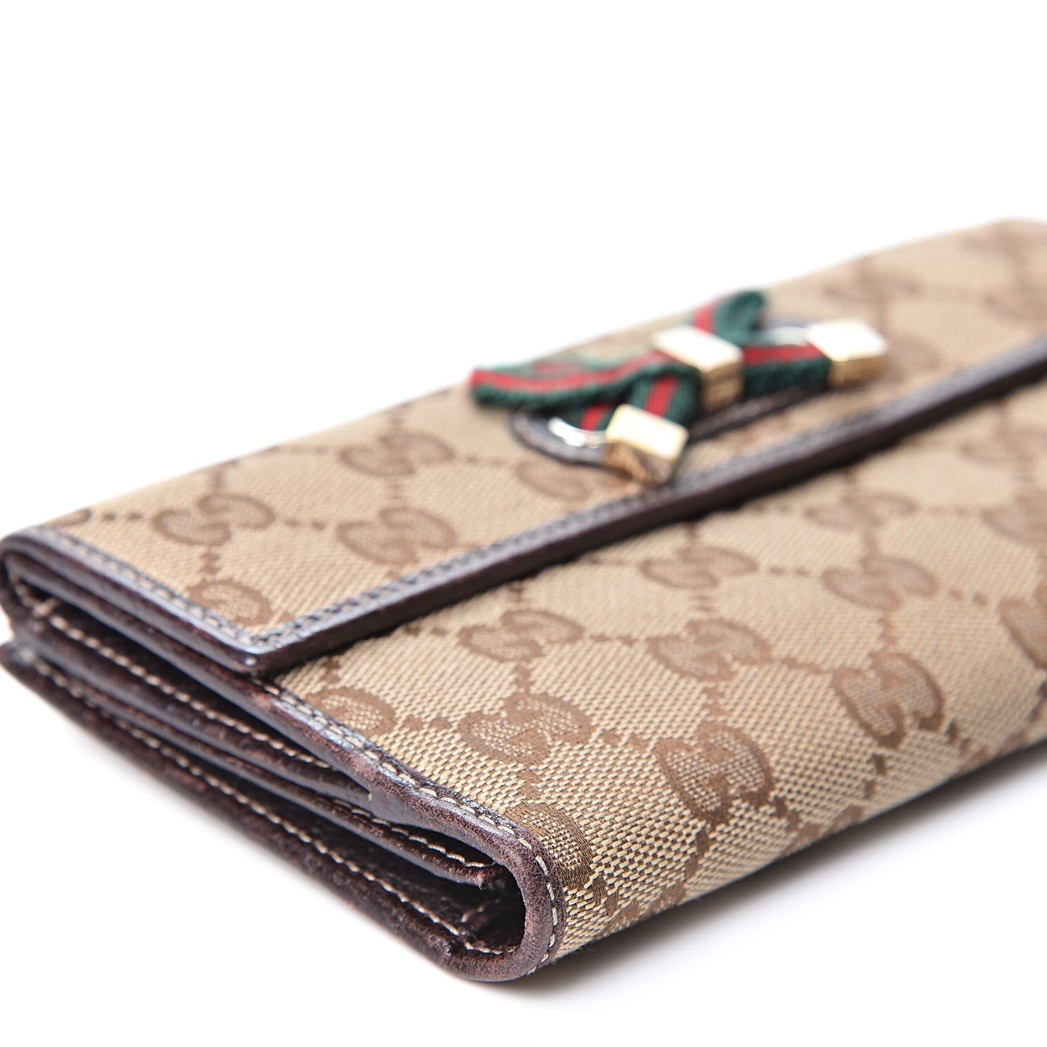 Gucci Monogram Princy Continental Wallet Brown 7 of 12