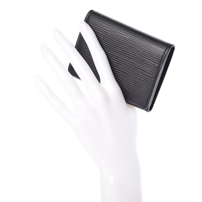 Louis Vuitton Epi Business Card Holder Black 2 of 10