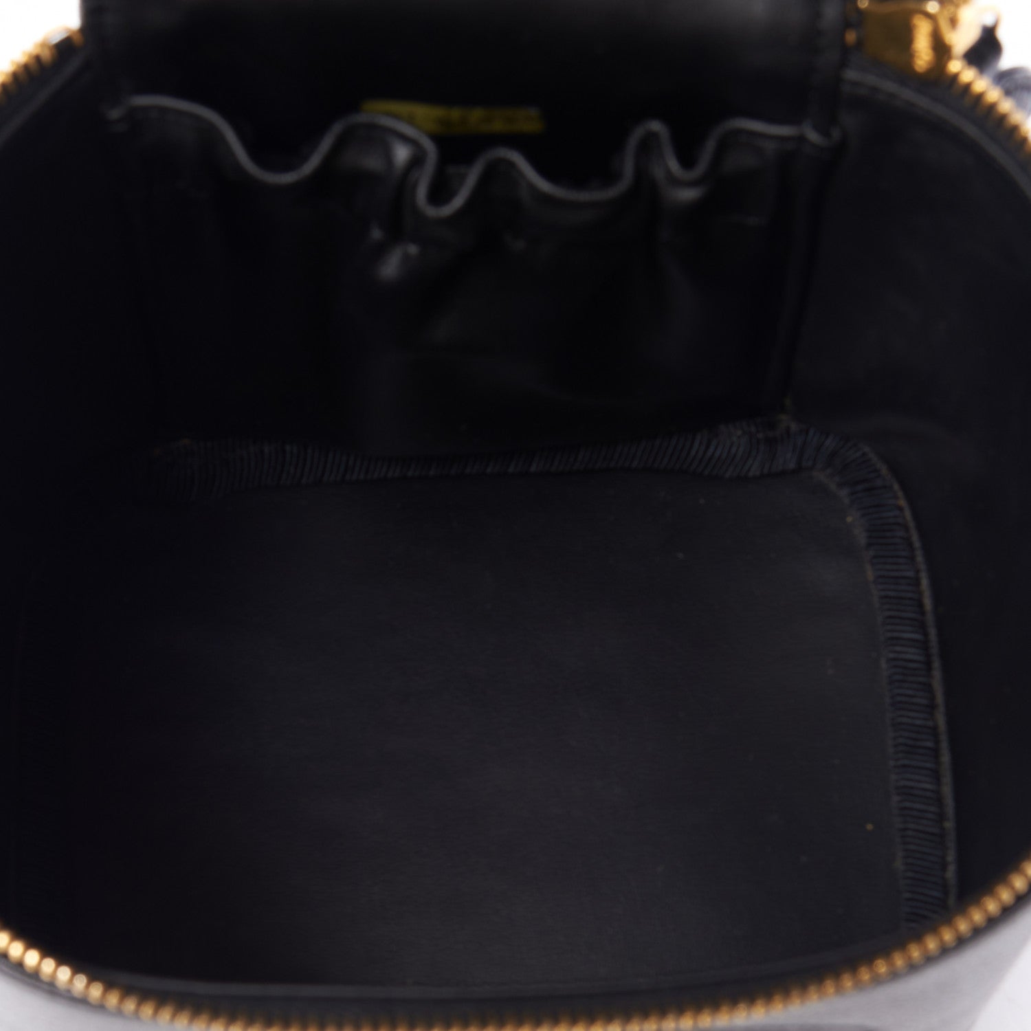 Chanel Caviar Vanity Cosmetic Case Black 6 of 8