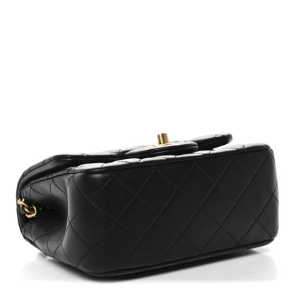 Chanel Lambskin Quilted Mini Pearl Crush Flap Black 4 of 10