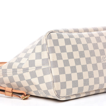 Louis Vuitton Damier Azur Neo Neverfull MM Rose Ballerine 10 of 19