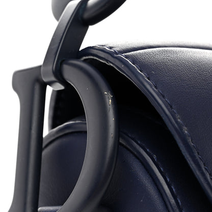 Christian Dior Ultra Matte Calfskin Saddle Bag Blue 11 of 11
