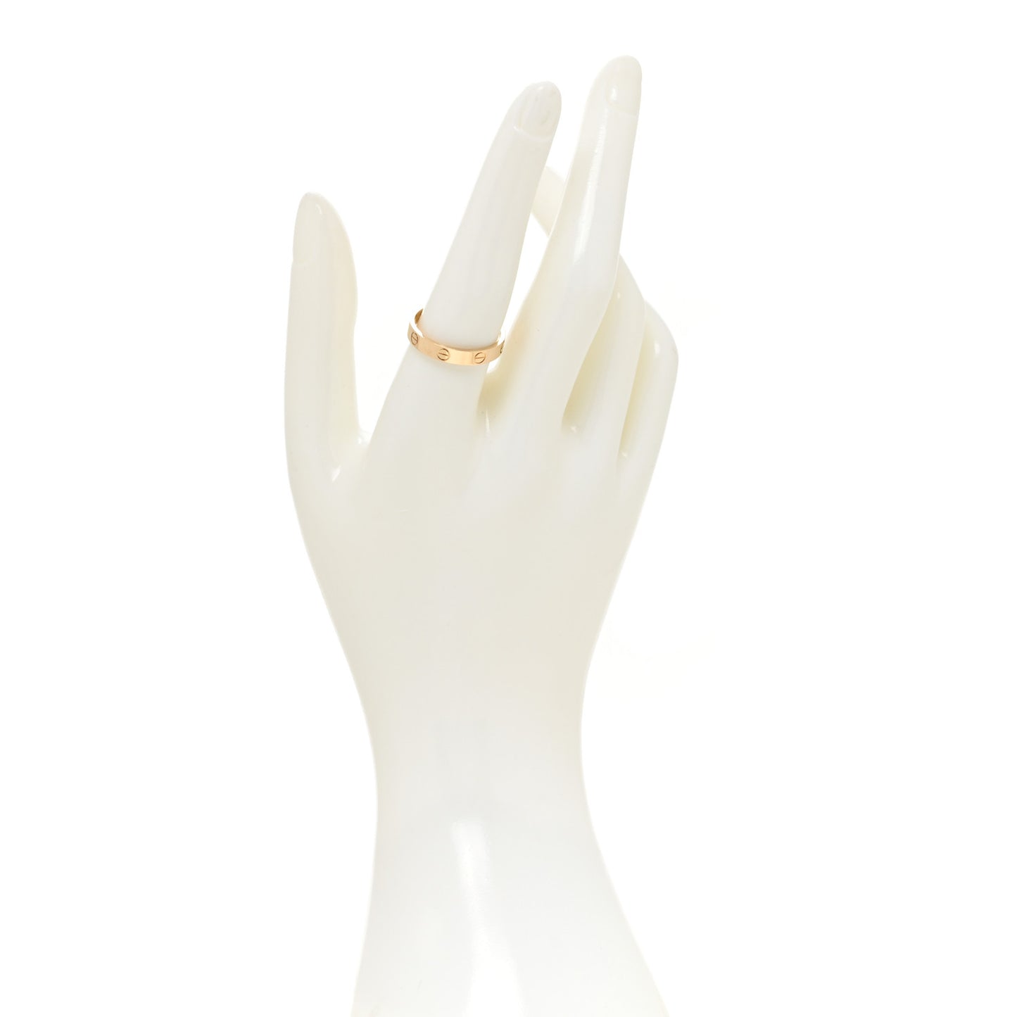 18K Yellow Gold 3.5mm LOVE Wedding Band Ring 59 8.75