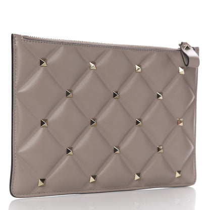 Valentino Garavani Nappa Small Candystud Zip Pouch Poudre 2 of 6