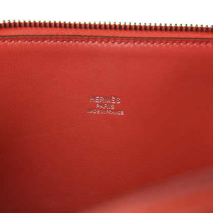 Hermes Taurillon Clemence Bolide 35 Rose Jaipur 7 of 10