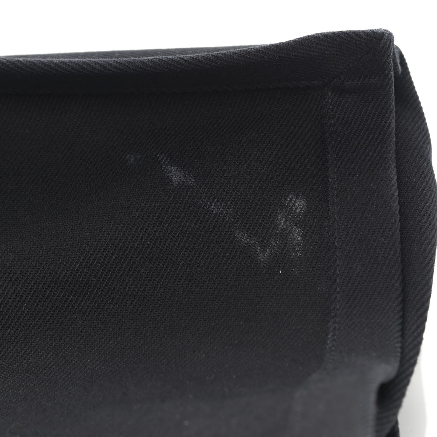 Saint Laurent Linen Calfskin Rive Gauche Tote Black 14 of 17