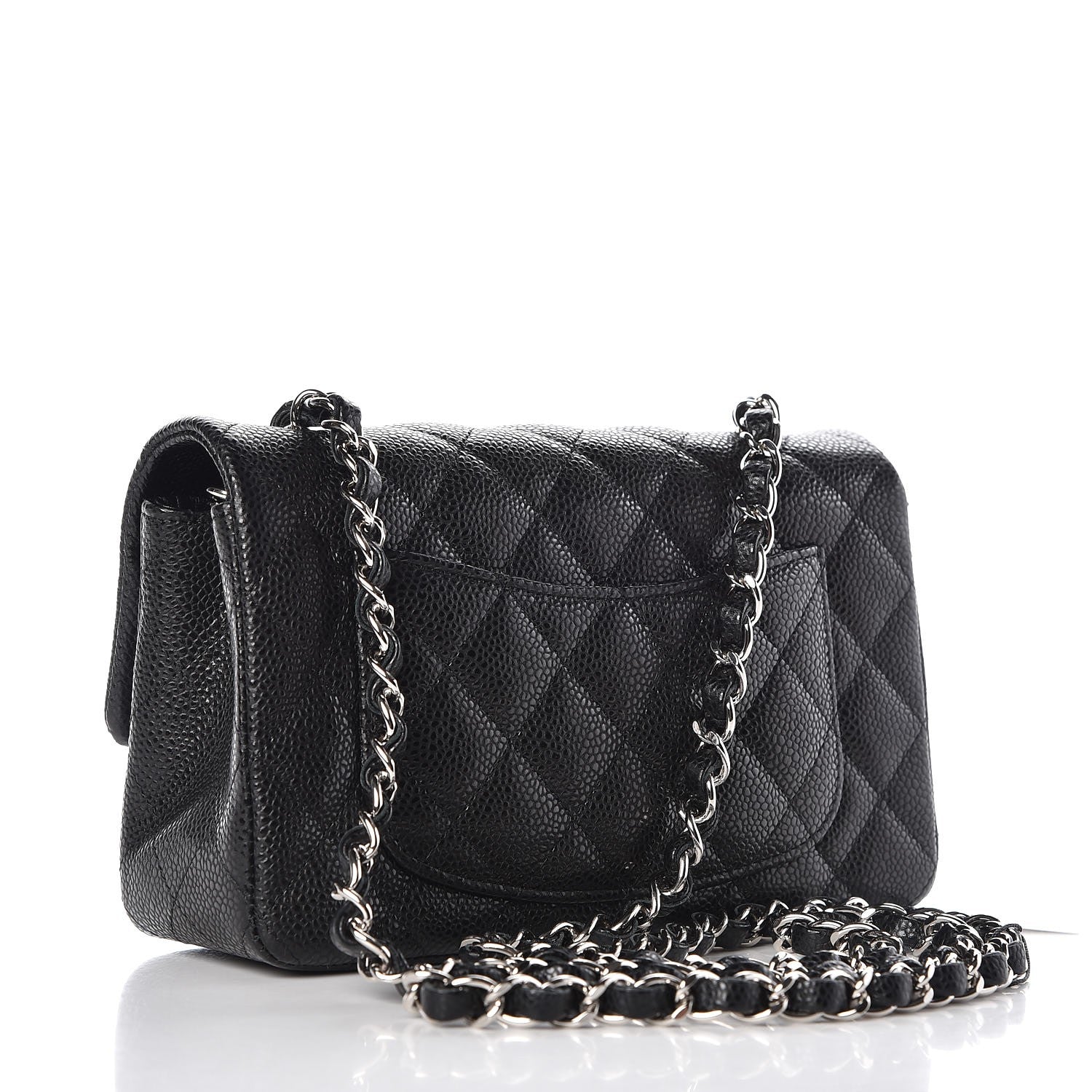 Chanel Caviar Quilted Mini Rectangular Flap Black 3 of 9