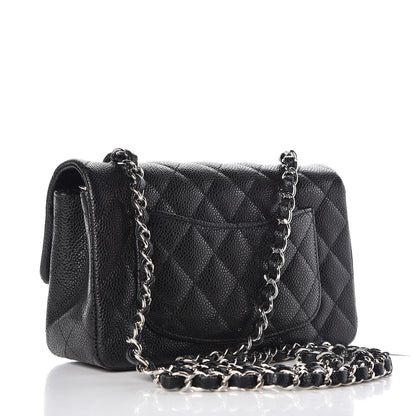 Chanel Caviar Quilted Mini Rectangular Flap Black 3 of 9