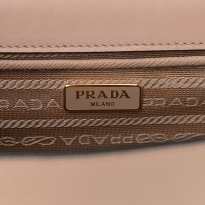 Prada Saffiano Soft Calfskin Chain Crossbody Bag Cipria 6 of 10
