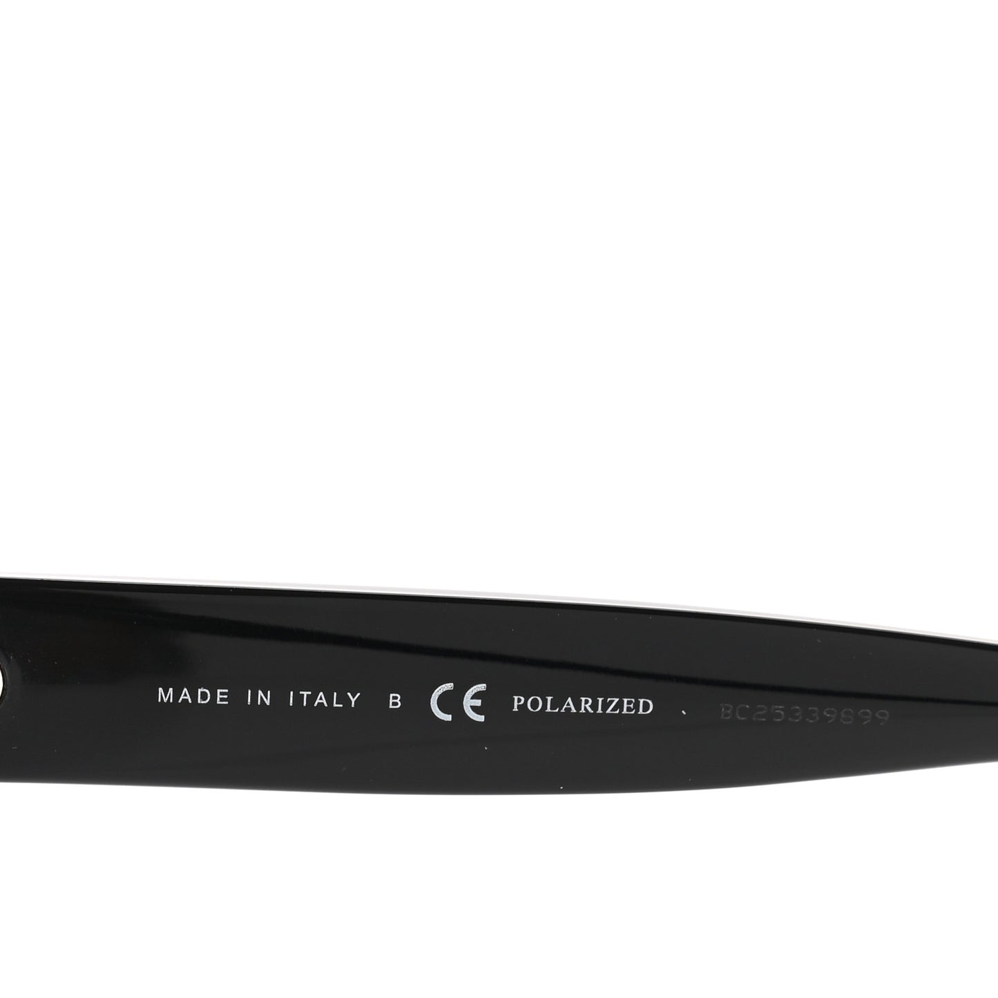Acetate Polarized Square CC Sunglasses 5380 Black
