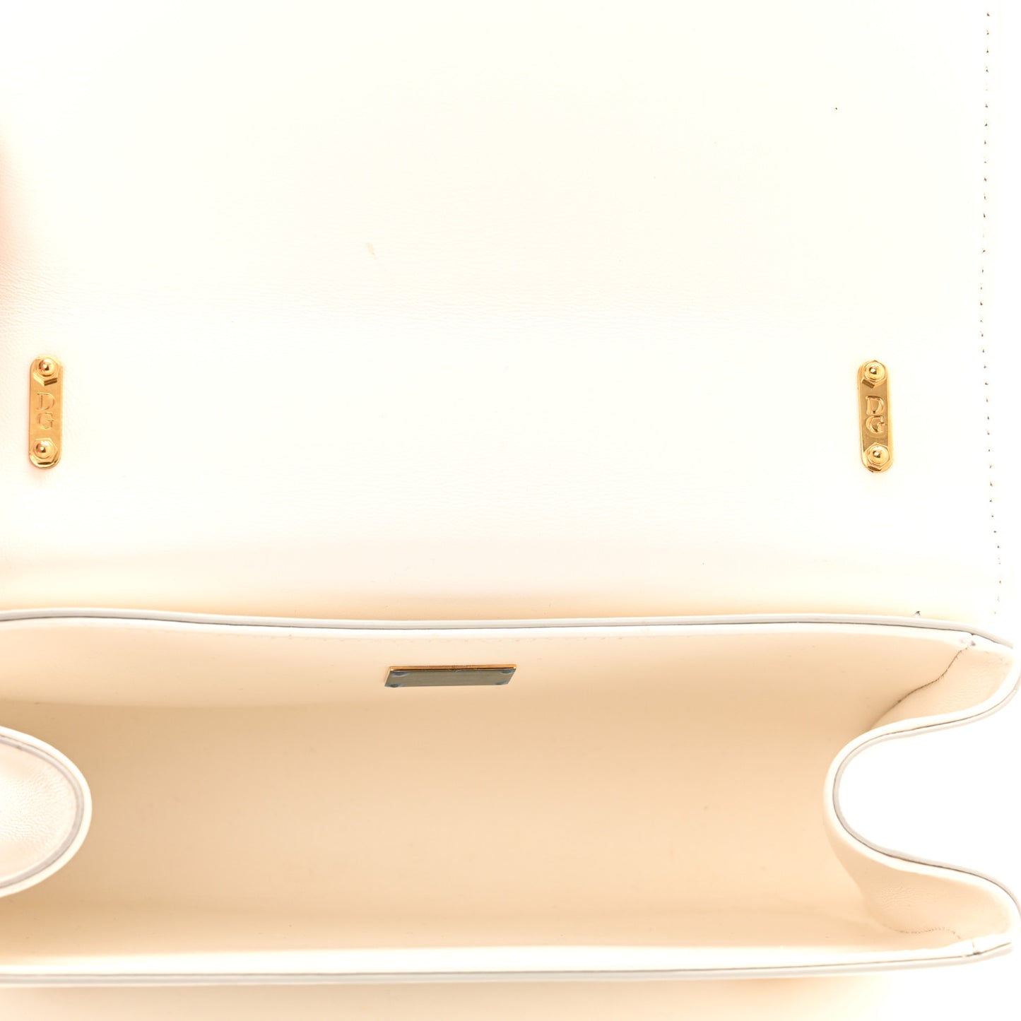 Nappa DG Girls Shoulder Bag White
