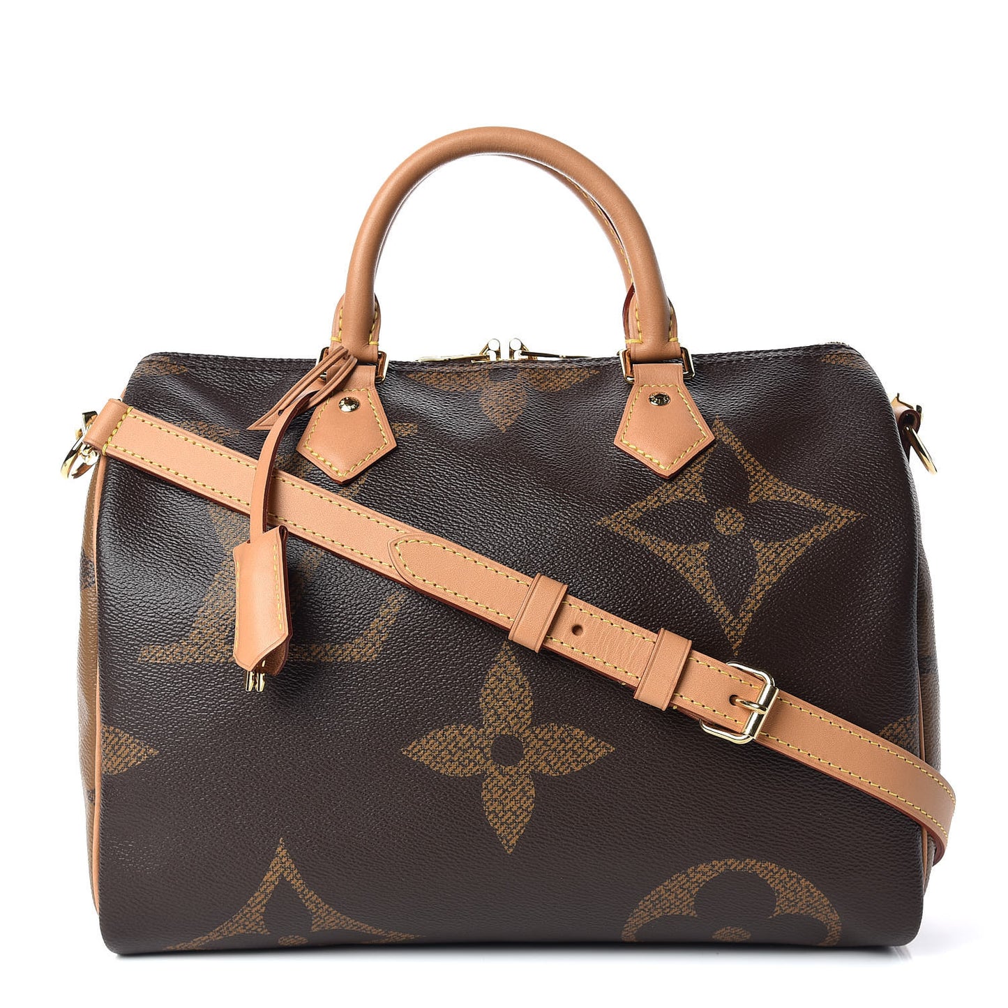 Reverse Monogram Giant Speedy Bandouliere 30