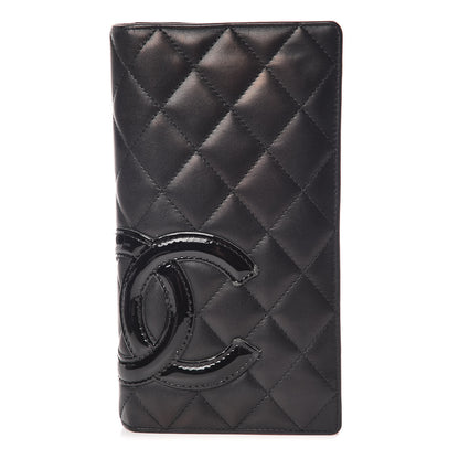 Chanel Calfskin Quilted Cambon Yen Wallet Black 1 of 10