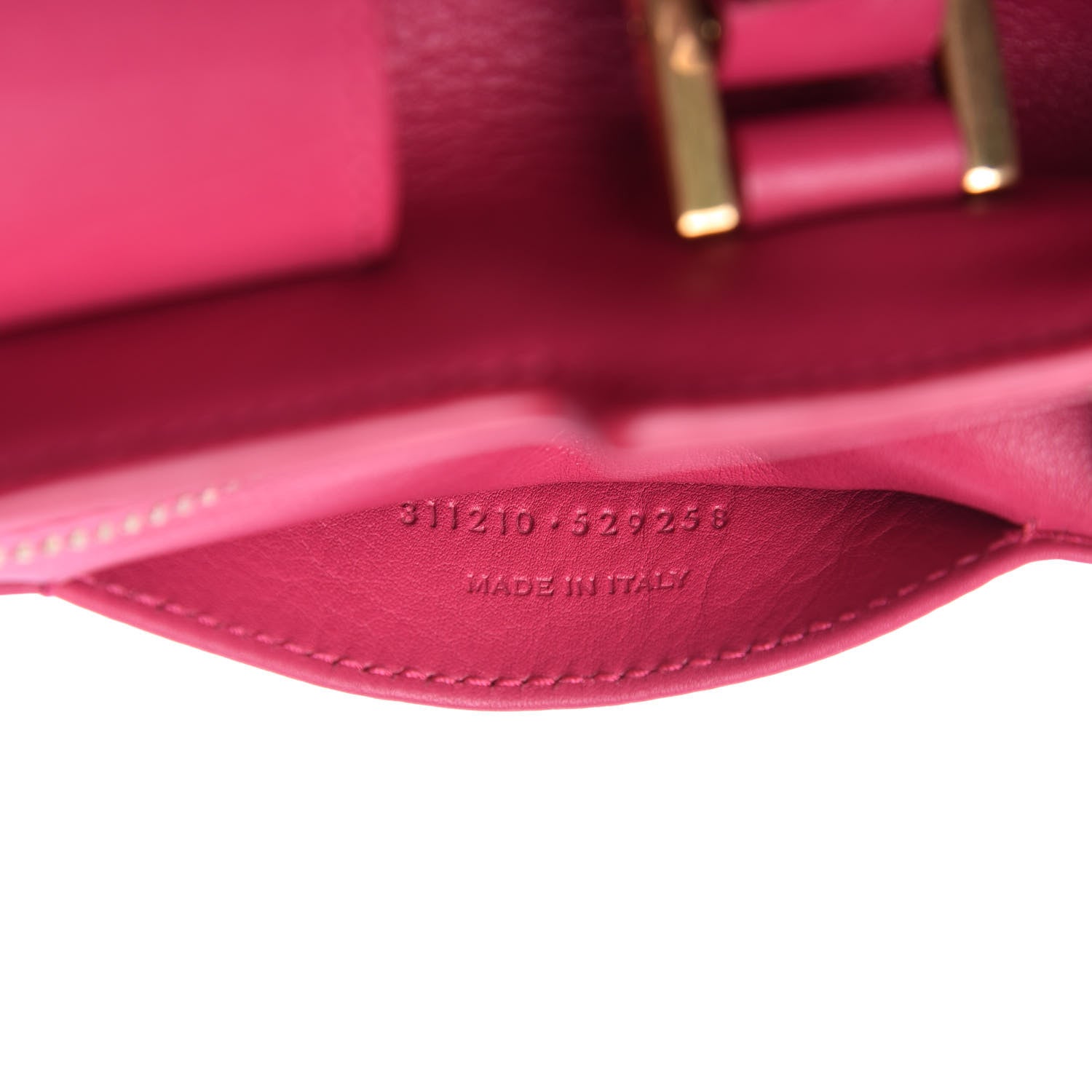 Saint Laurent Calfskin Small Classic Y Cabas Fuchsia 9 of 11