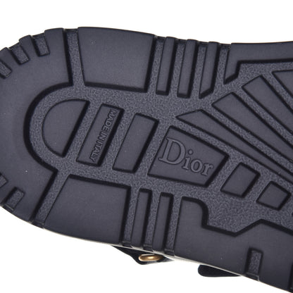 Christian Dior Lambskin Dioract 10mm Sandals 37.5 Black 6 of 8
