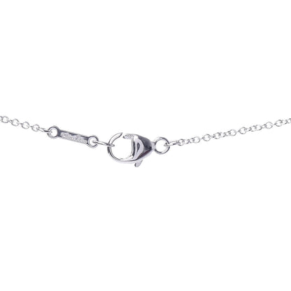 Tiffany 18K White Gold Diamond Paloma's Graffiti Love Pendant Necklace 5 of 7