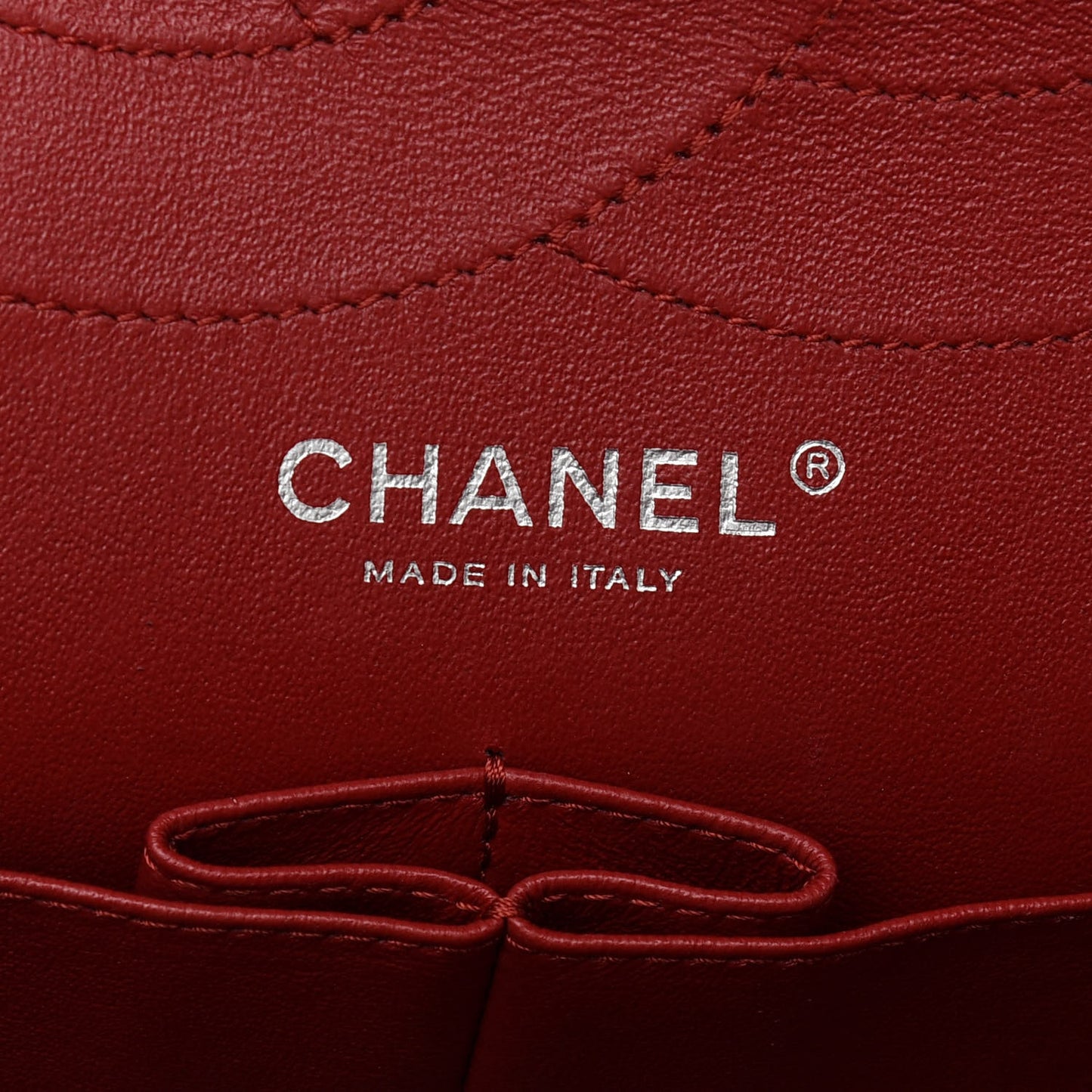 Aged Calfskin Quilted 2.55 Reissue 227 Flap Red