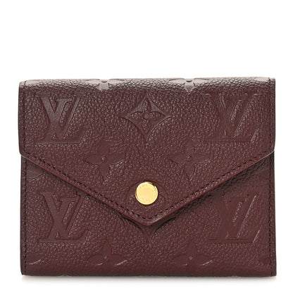 Louis Vuitton Empreinte Victorine Wallet Wine 1 of 9