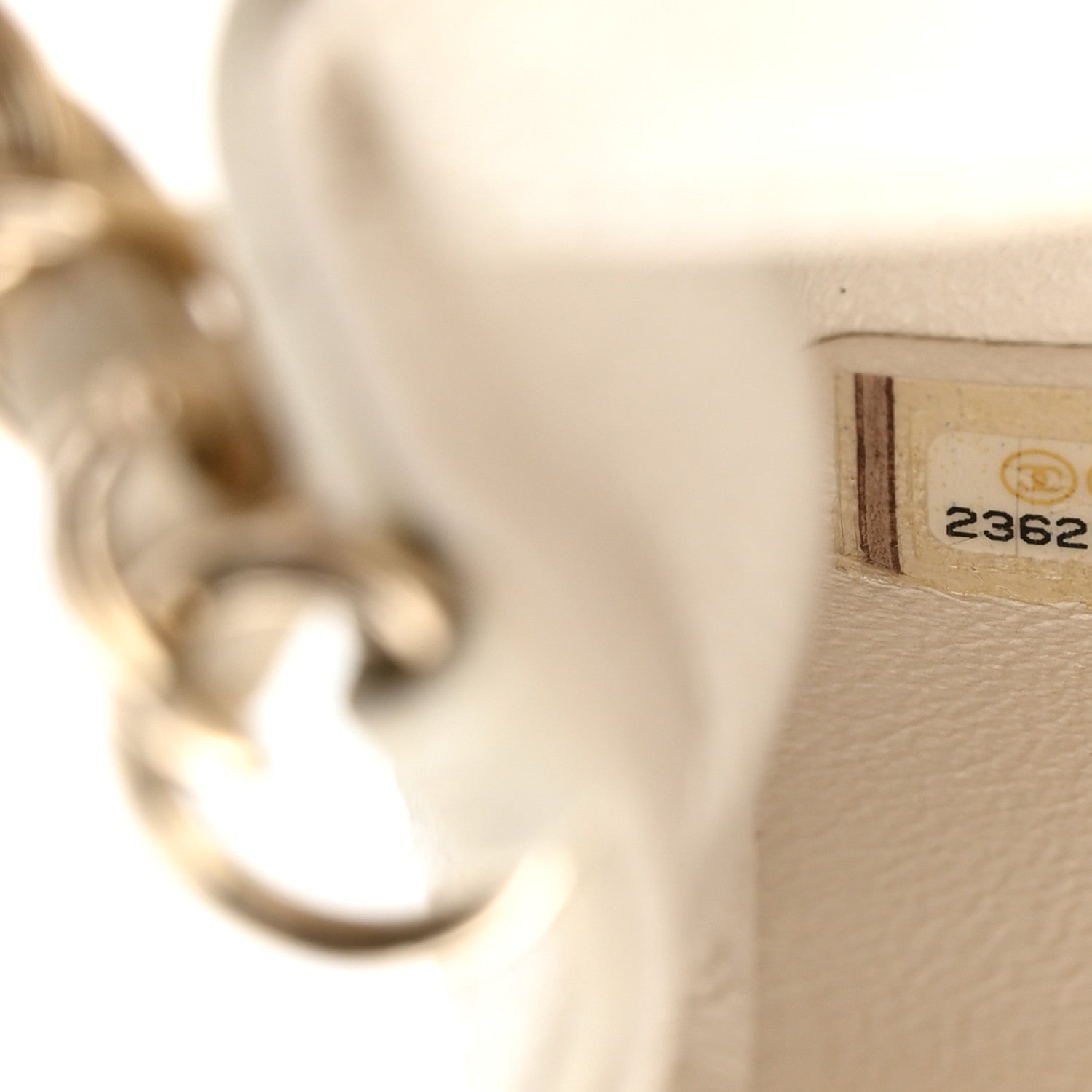 Chanel Caviar Quilted Mini Rectangular Flap White 6 of 13